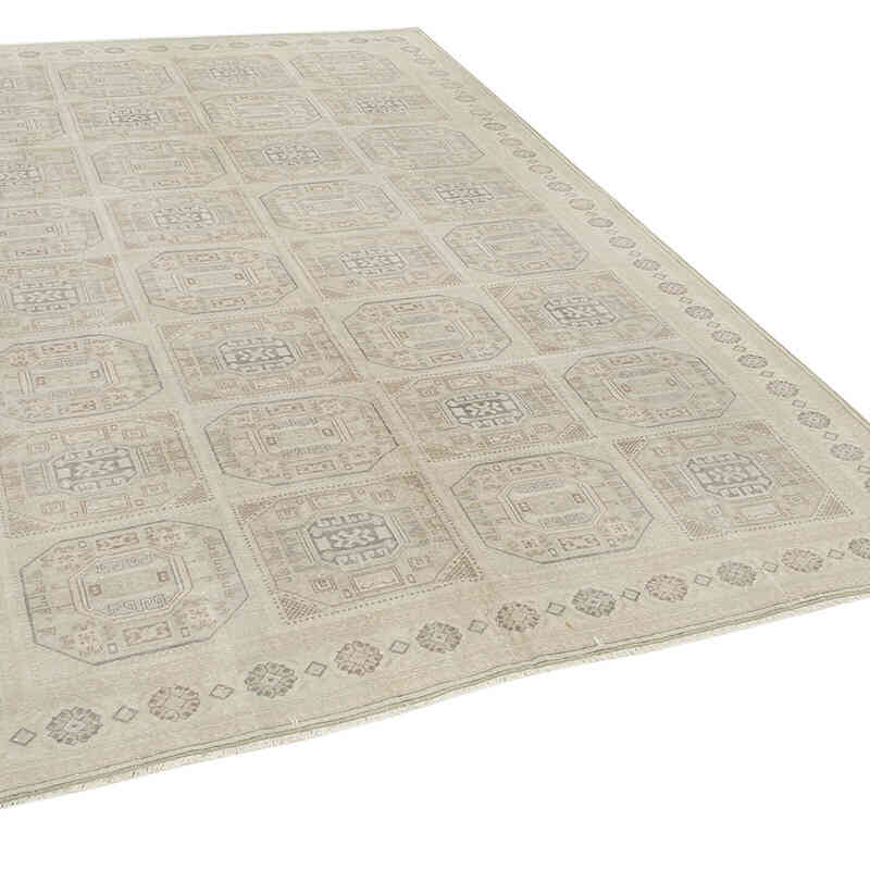 Alfombra Vintage Turca Anudada a Mano - 195 cm x 290 cm - K0075643