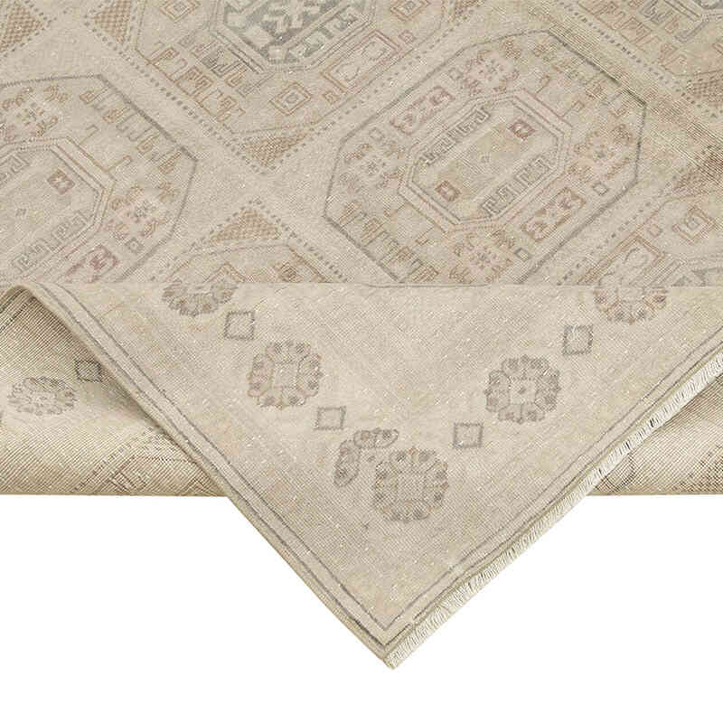 Alfombra Vintage Turca Anudada a Mano - 195 cm x 290 cm - K0075643