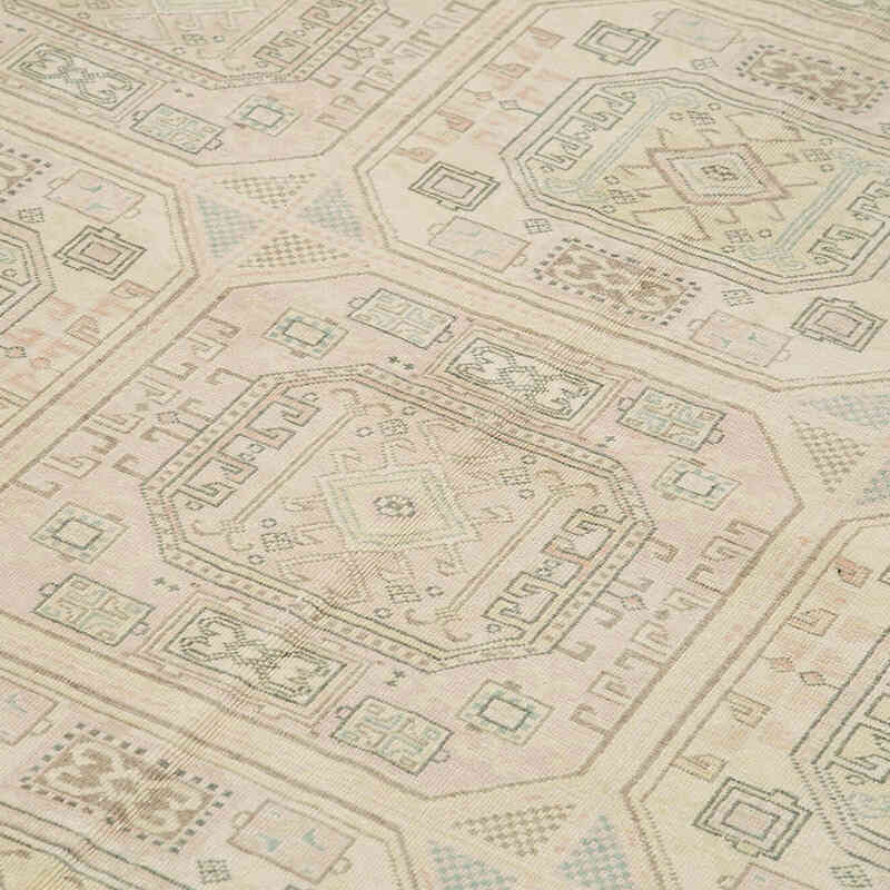 Alfombra Vintage Turca Anudada a Mano - 188 cm x 295 cm - K0075644