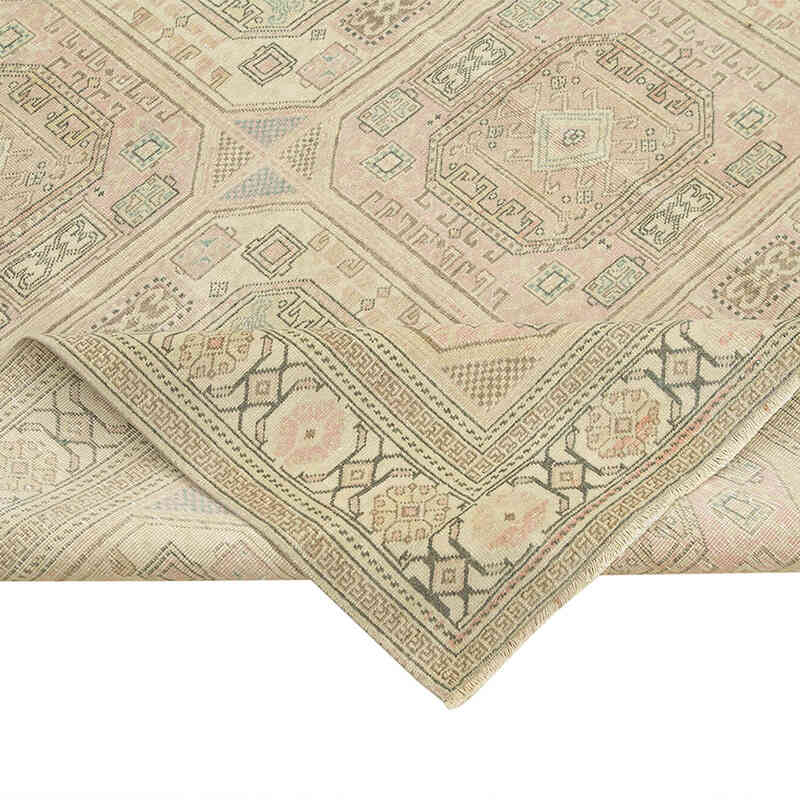 Alfombra Vintage Turca Anudada a Mano - 188 cm x 295 cm - K0075644