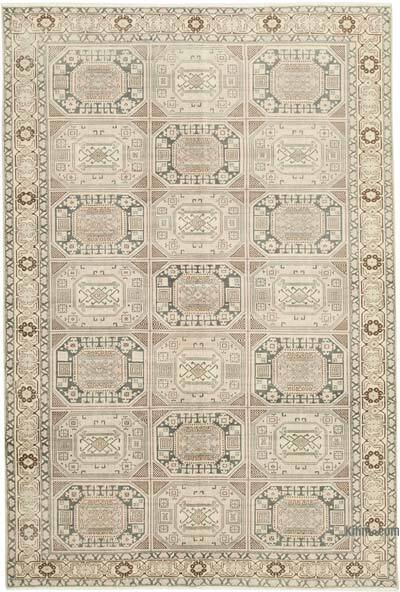 Vintage Turkish Hand-Knotted Rug - 6' 5" x 9' 7" (77" x 115")