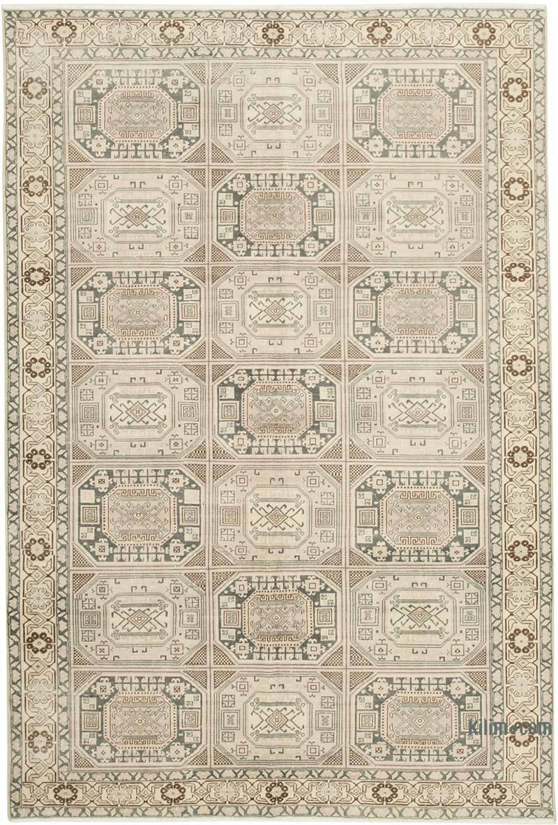 Vintage Turkish Hand-Knotted Rug - 6' 5" x 9' 7" (77" x 115") - K0075645
