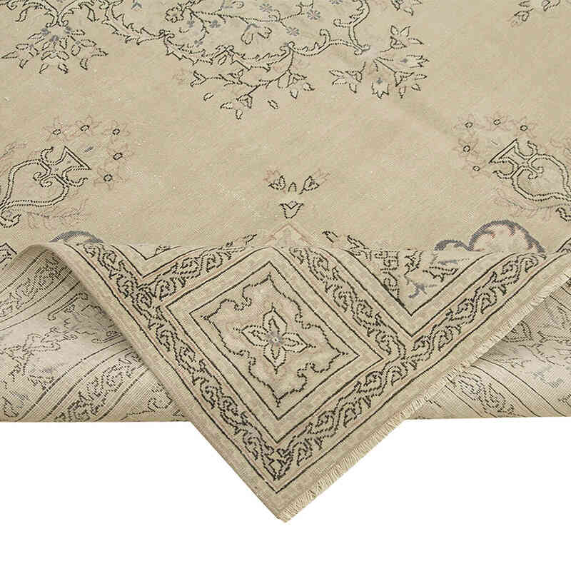 Alfombra Vintage Turca Anudada a Mano - 205 cm x 316 cm - K0075647