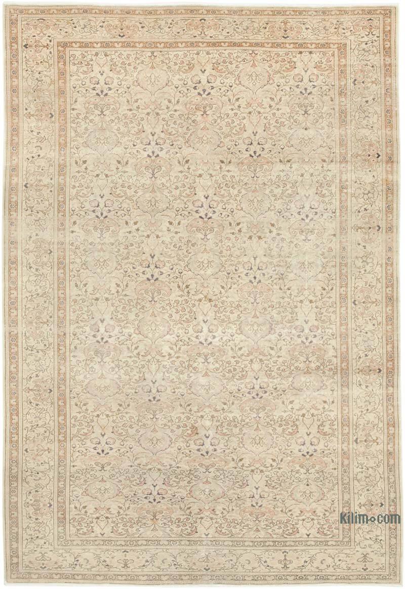 Vintage Turkish Hand-Knotted Rug - 6' 7" x 9' 9" (79" x 117") - K0075650