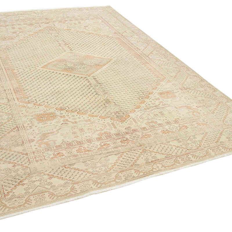 Alfombra Vintage Turca Anudada a Mano - 201 cm x 288 cm - K0075652