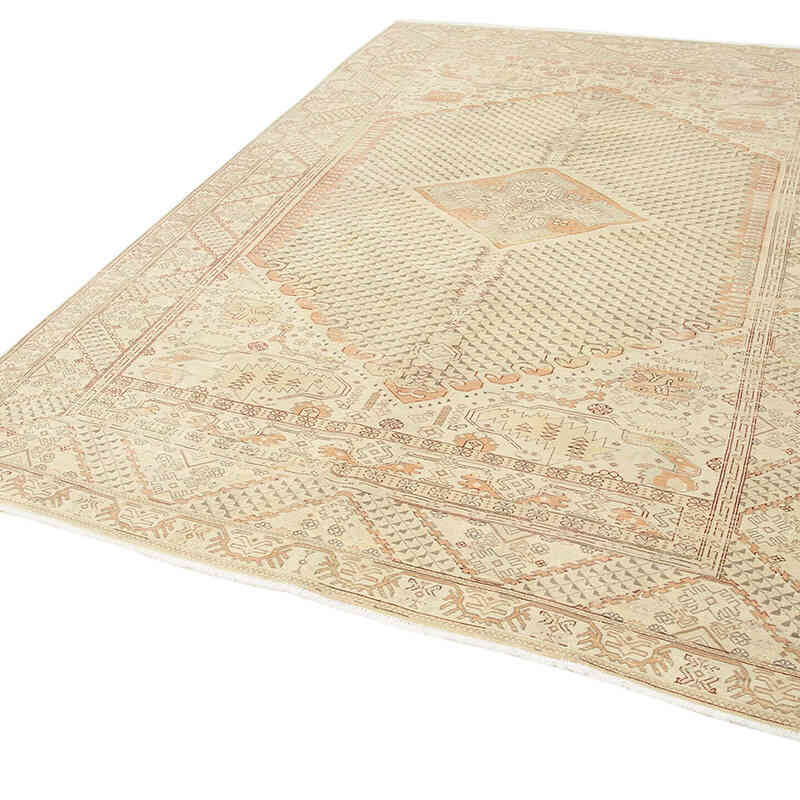 Alfombra Vintage Turca Anudada a Mano - 201 cm x 288 cm - K0075652