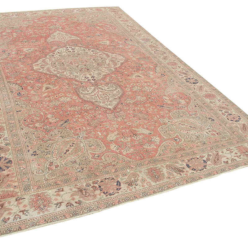 Vintage Turkish Hand-Knotted Rug - 6' 3" x 9' 6" (75" x 114") - K0075654