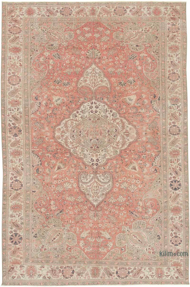 Vintage Turkish Hand-Knotted Rug - 6' 3" x 9' 6" (75" x 114") - K0075654