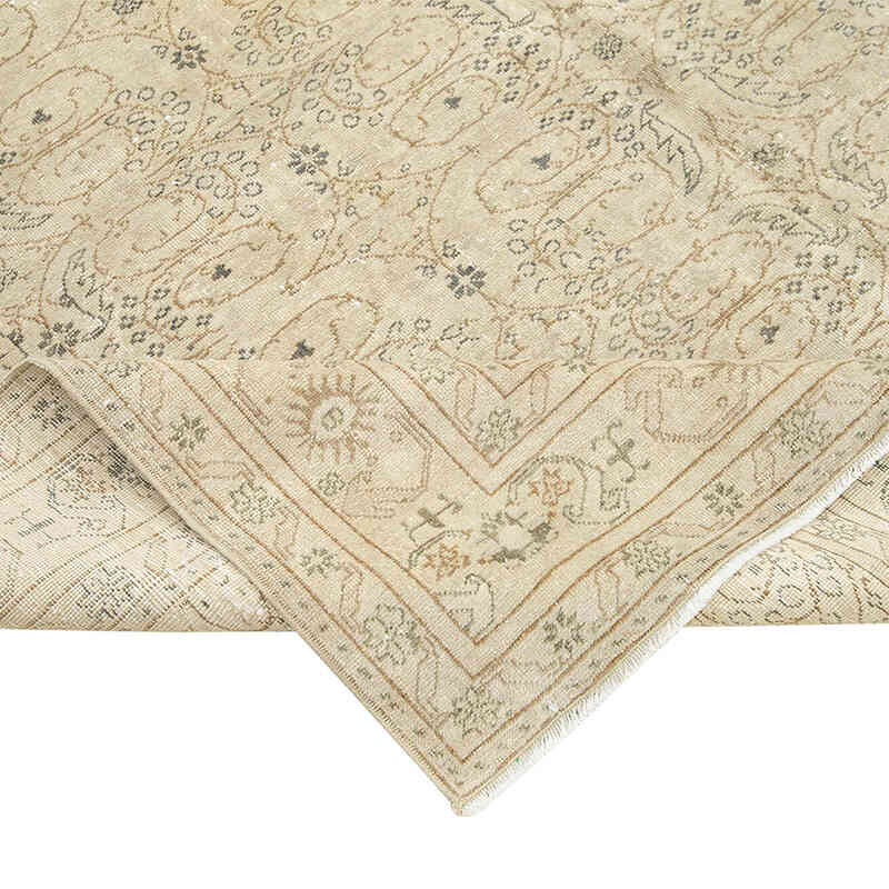 Alfombra Vintage Turca Anudada a Mano - 196 cm x 285 cm - K0075655