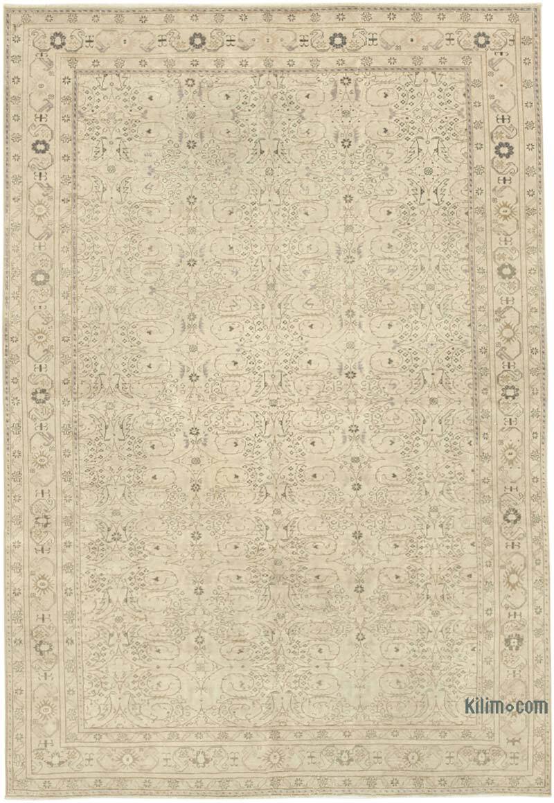 Alfombra Vintage Turca Anudada a Mano - 196 cm x 285 cm - K0075655