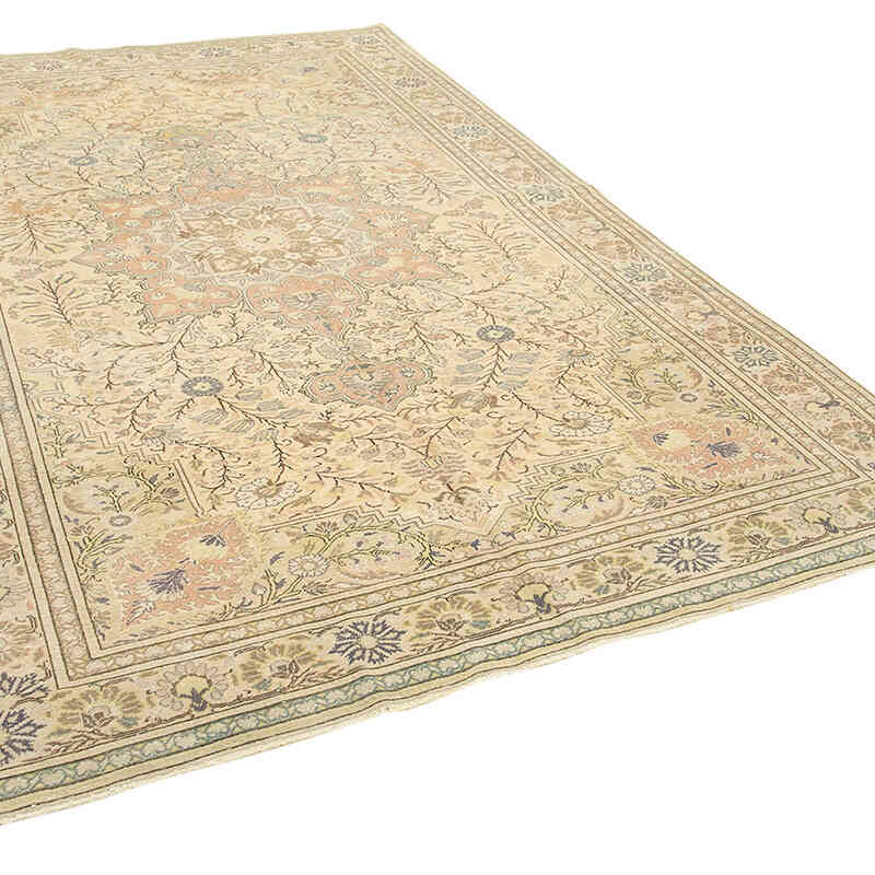 Alfombra Vintage Turca Anudada a Mano - 192 cm x 304 cm - K0075656