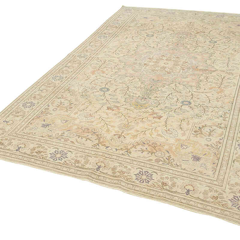 Alfombra Vintage Turca Anudada a Mano - 192 cm x 304 cm - K0075656