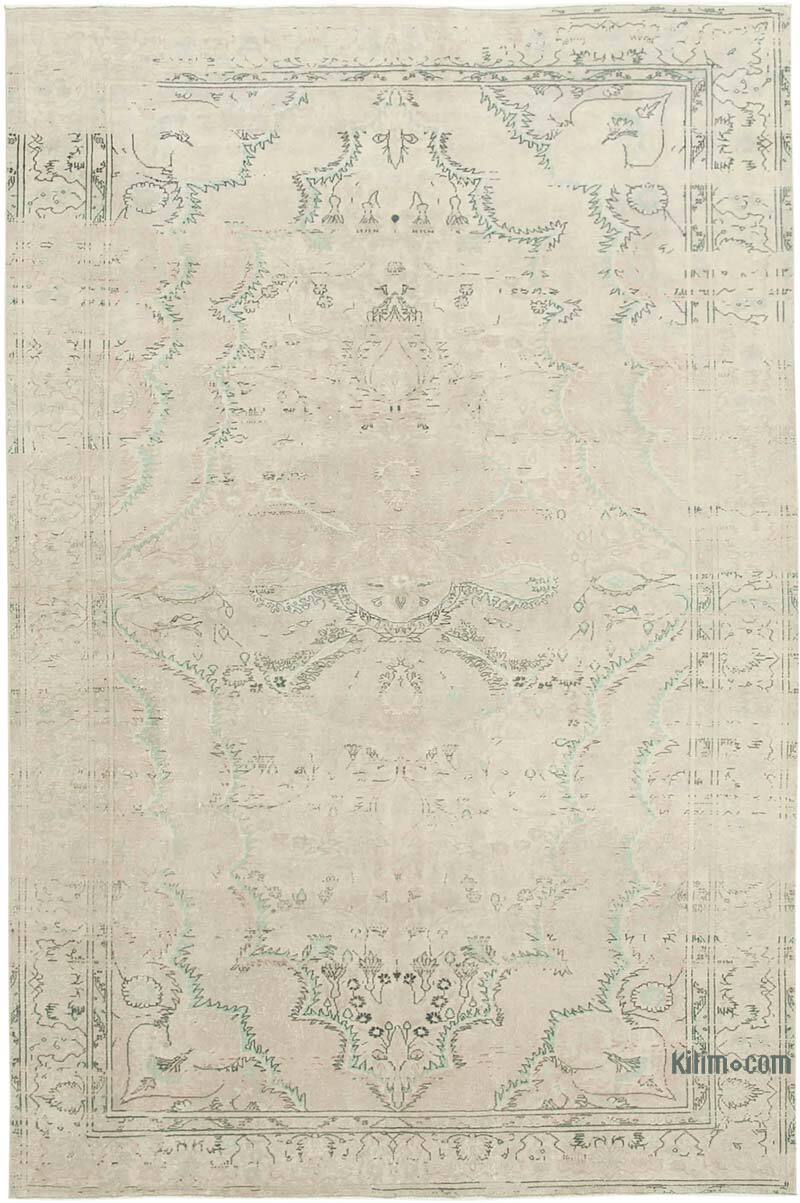 Vintage Turkish Hand-Knotted Rug - 6' 3" x 9' 4" (75" x 112") - K0075659