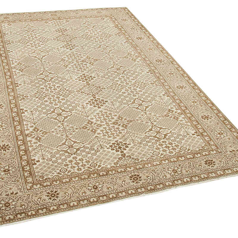 Vintage Turkish Hand-Knotted Rug - 4' 9" x 7' 2" (57" x 86") - K0075660