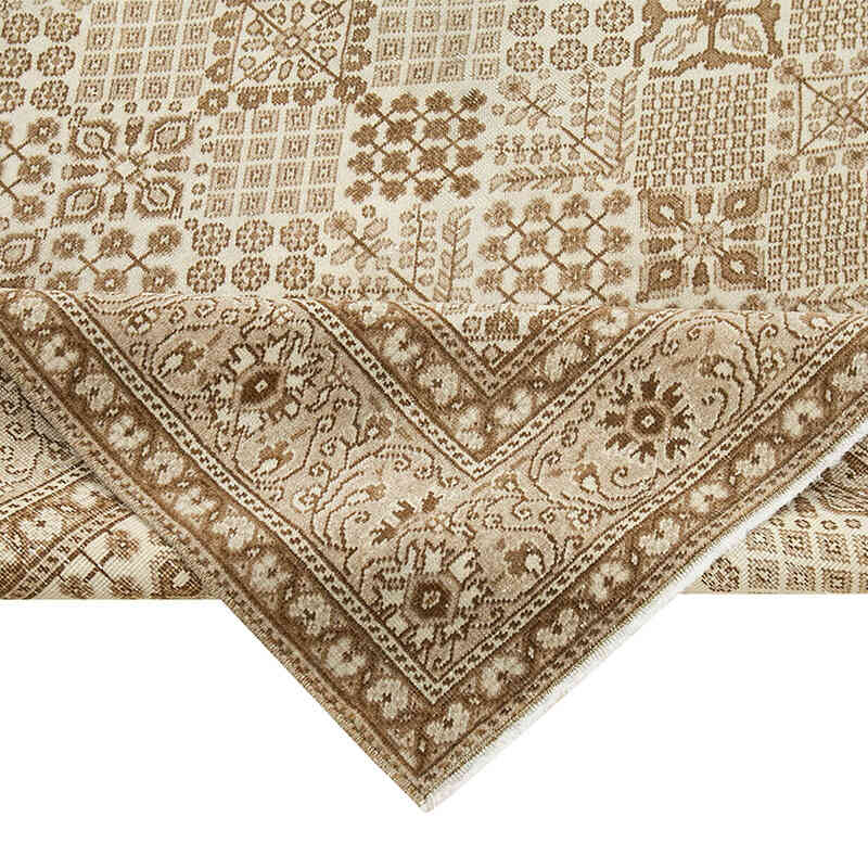 Vintage Turkish Hand-Knotted Rug - 4' 9" x 7' 2" (57" x 86") - K0075660