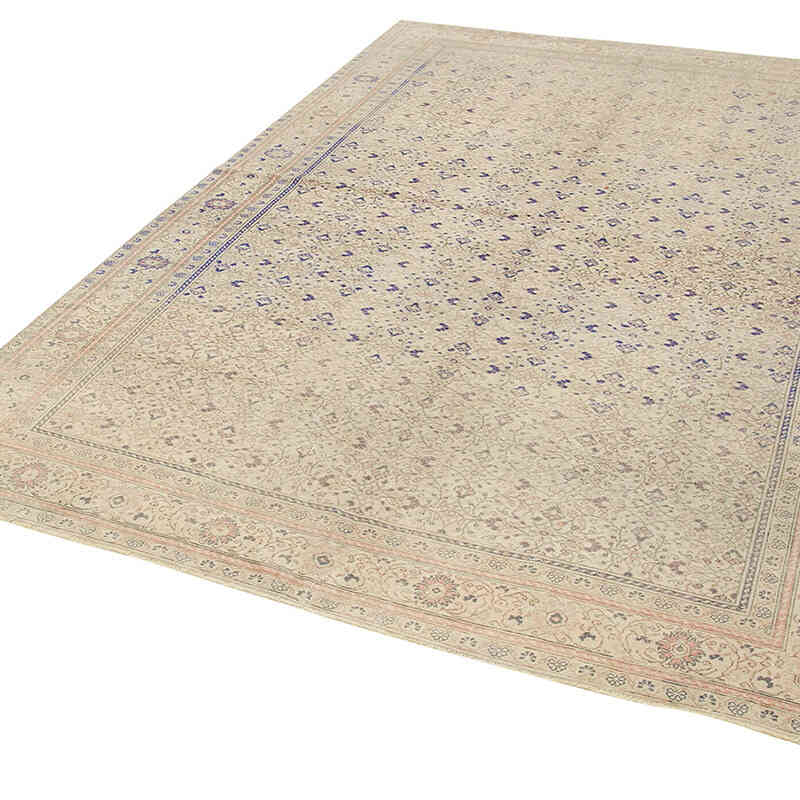 Vintage Turkish Hand-Knotted Rug - 6' 3" x 8' 8" (75" x 104") - K0075661