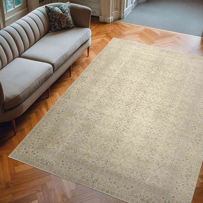 El Dokuma Vintage Halı - 200 cm x 285 cm - K0075662