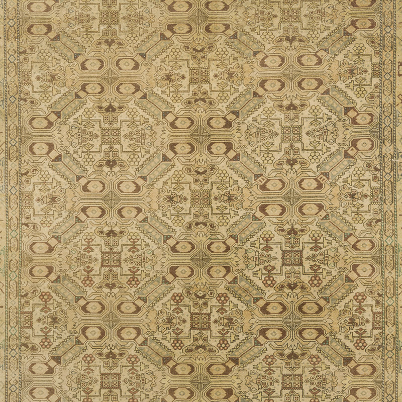 Alfombra Vintage Turca Anudada a Mano - 195 cm x 279 cm - K0075663