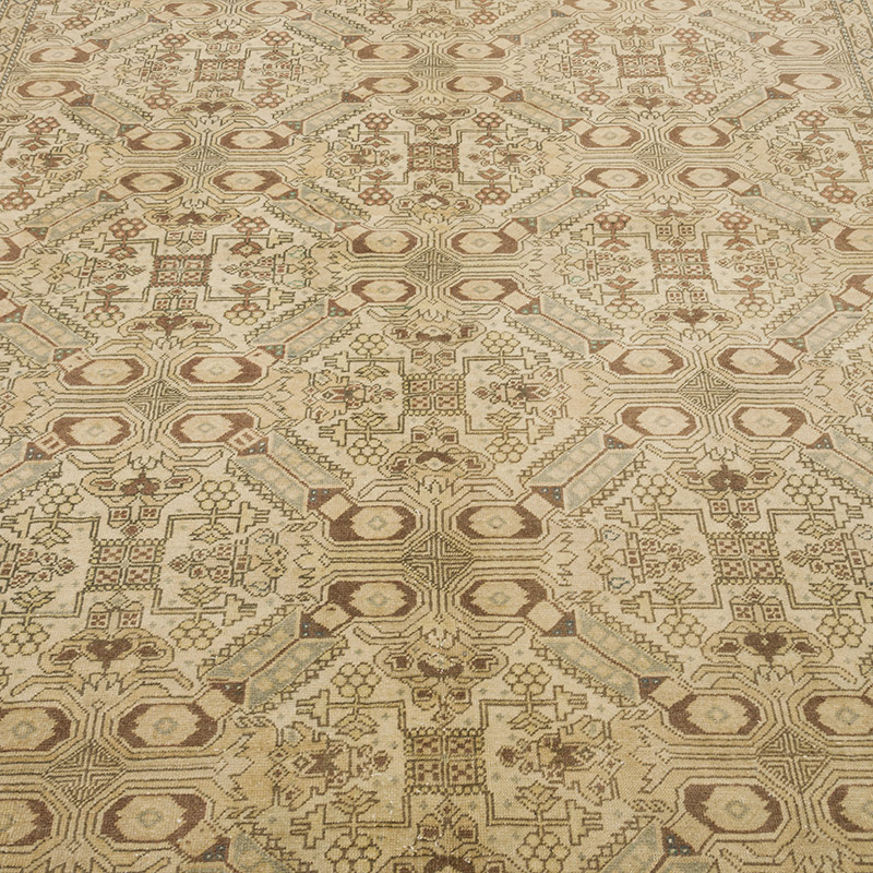 Alfombra Vintage Turca Anudada a Mano - 195 cm x 279 cm - K0075663