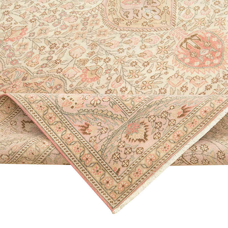 Alfombra Vintage Turca Anudada a Mano - 200 cm x 318 cm - K0075666