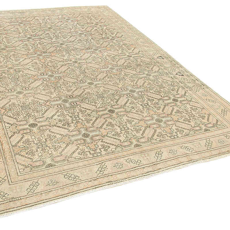 Alfombra Vintage Turca Anudada a Mano - 194 cm x 288 cm - K0075670