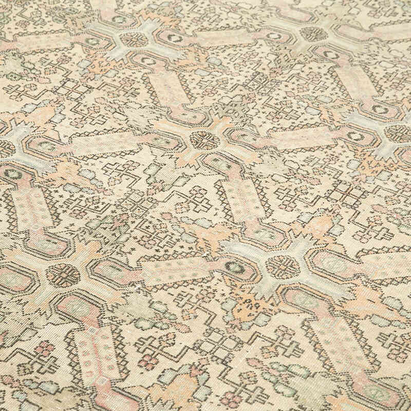 Alfombra Vintage Turca Anudada a Mano - 194 cm x 288 cm - K0075670