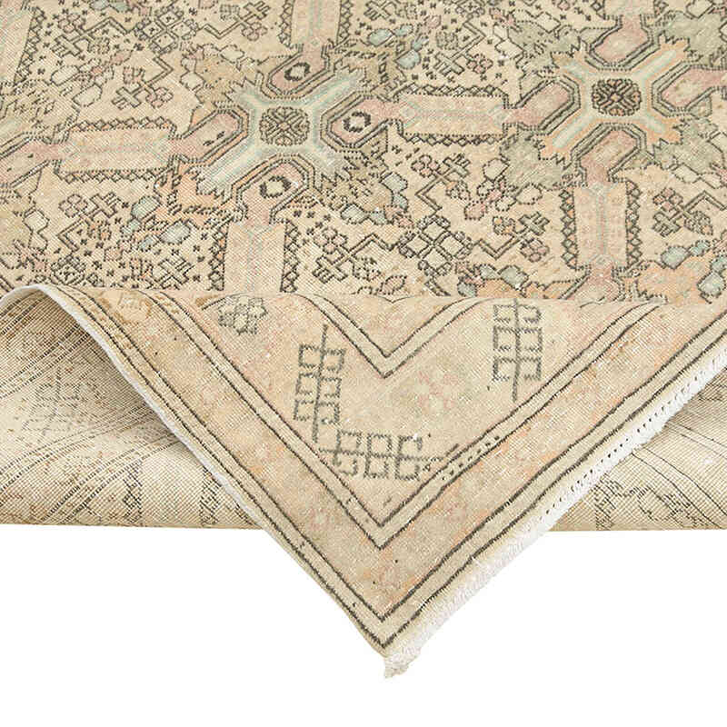 Alfombra Vintage Turca Anudada a Mano - 194 cm x 288 cm - K0075670