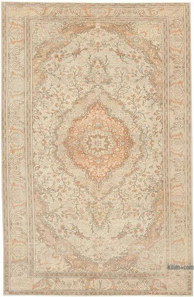 Alfombra Vintage Turca Anudada a Mano - 190 cm x 297 cm