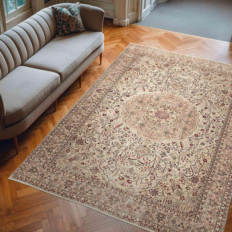 El Dokuma Vintage Halı - 204 cm x 277 cm - K0075674