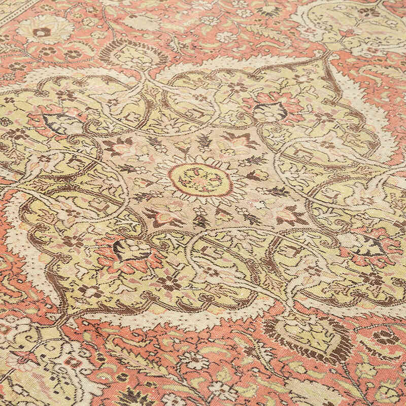 El Dokuma Vintage Halı - 193 cm x 298 cm - K0075675