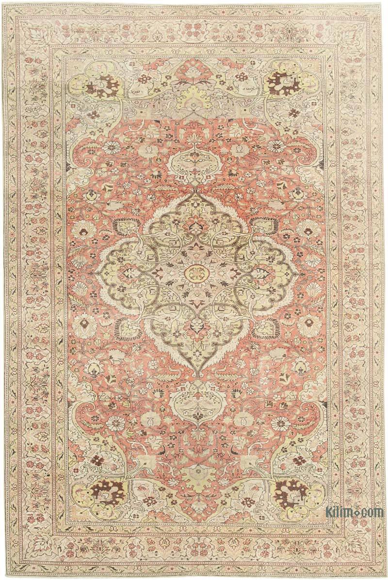 El Dokuma Vintage Halı - 193 cm x 298 cm - K0075675