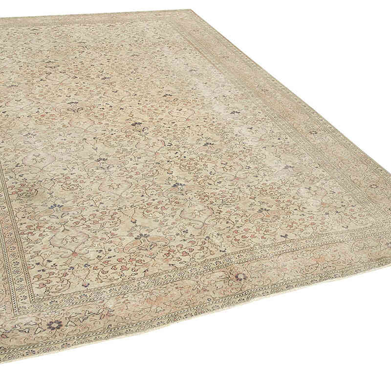 Alfombra Vintage Turca Anudada a Mano - 197 cm x 282 cm - K0075676