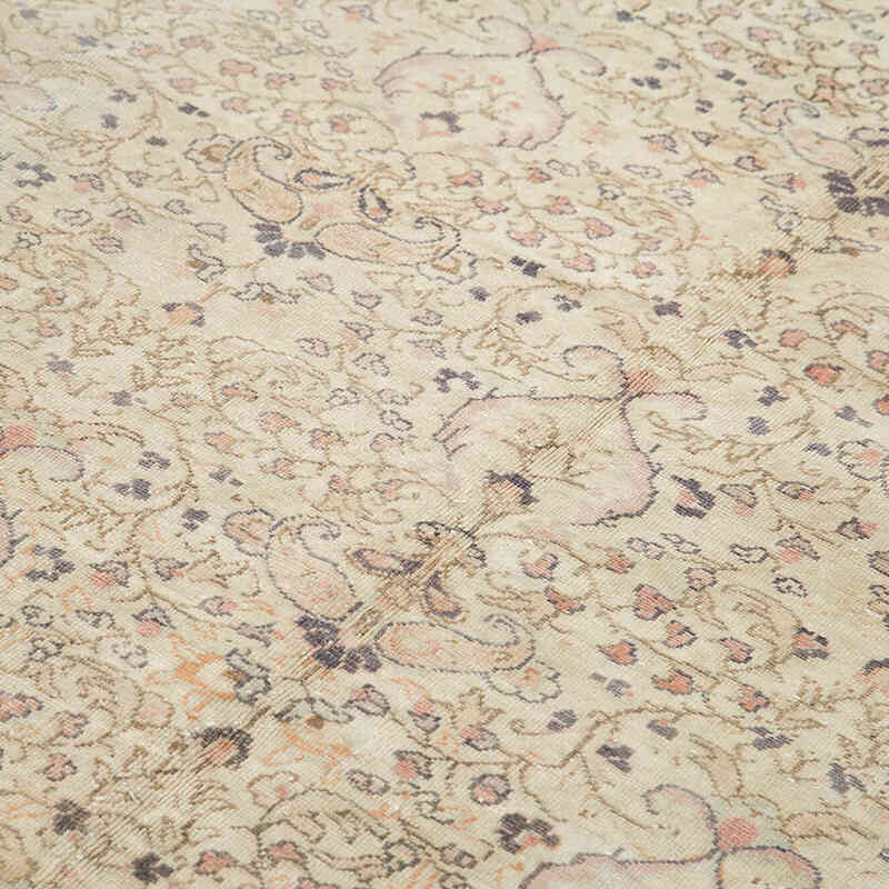 Alfombra Vintage Turca Anudada a Mano - 197 cm x 282 cm - K0075676