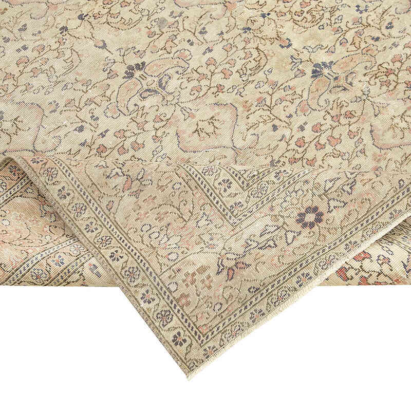 Alfombra Vintage Turca Anudada a Mano - 197 cm x 282 cm - K0075676