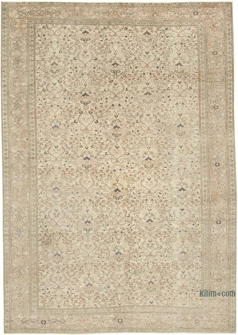 Alfombra Vintage Turca Anudada a Mano - 197 cm x 282 cm - K0075676