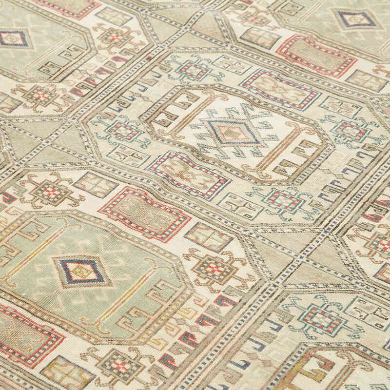 Alfombra Vintage Turca Anudada a Mano - 197 cm x 285 cm - K0075678