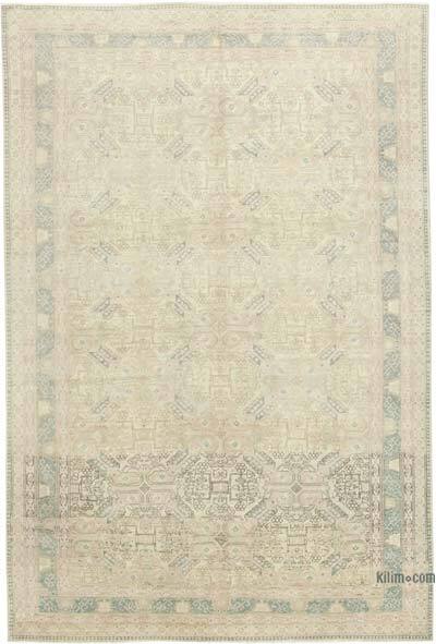 Vintage Turkish Hand-Knotted Rug - 6' 4" x 9' 5" (76" x 113")