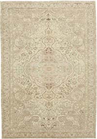 Vintage Turkish Hand-Knotted Rug - 6' 6" x 9' 4" (78" x 112")