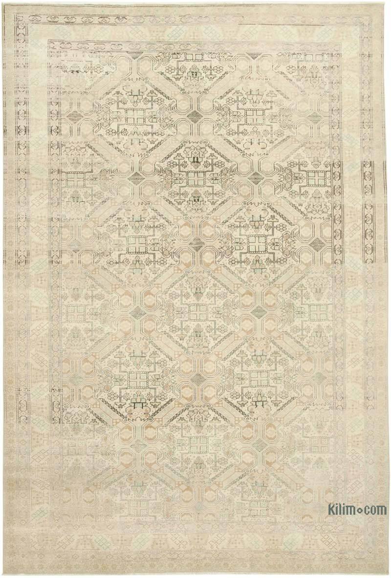 Vintage Turkish Hand-Knotted Rug - 6' 5" x 9' 6" (77" x 114") - K0075682