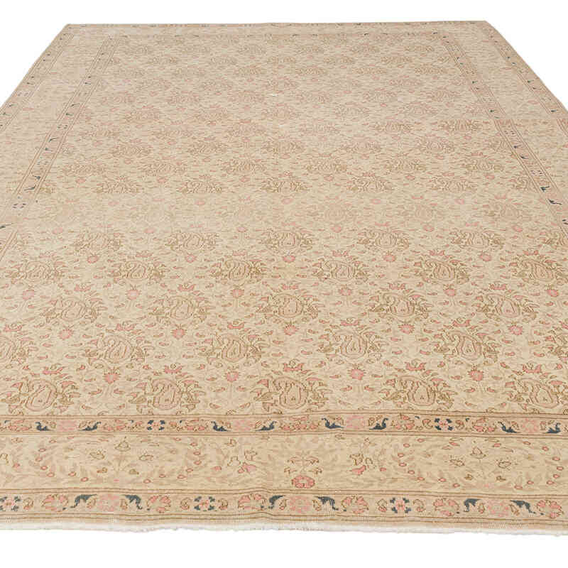 Vintage Turkish Hand-Knotted Rug - 6' 8" x 10' 4" (80" x 124") - K0075684