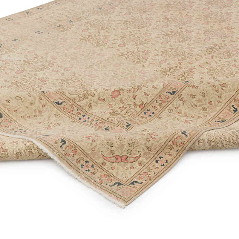 Vintage Turkish Hand-Knotted Rug - 6' 8" x 10' 4" (80" x 124") - K0075684