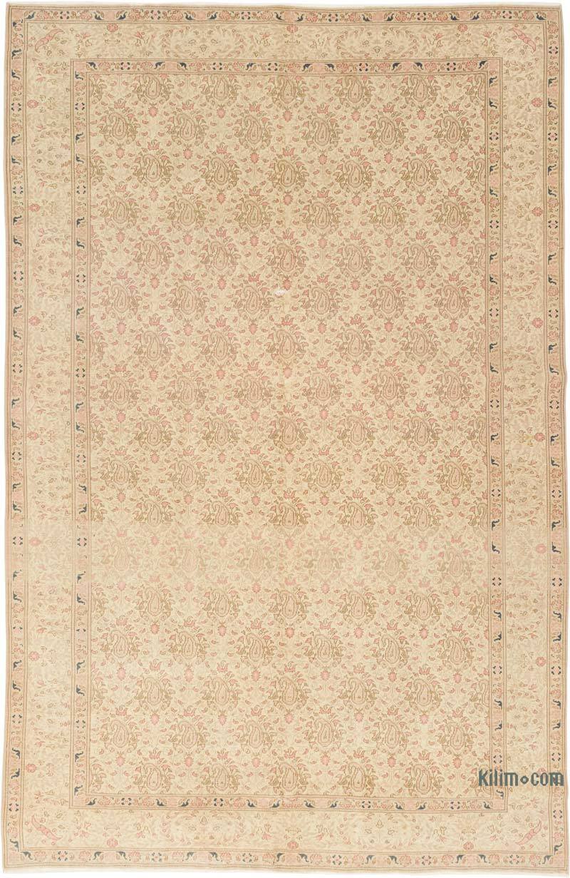 Vintage Turkish Hand-Knotted Rug - 6' 8" x 10' 4" (80" x 124") - K0075684