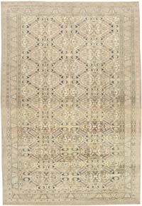 Vintage Turkish Hand-Knotted Rug - 6' 7" x 9' 9" (79" x 117")