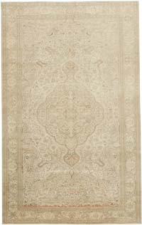 Vintage Turkish Hand-Knotted Rug - 6' 8" x 10' 8" (80" x 128")
