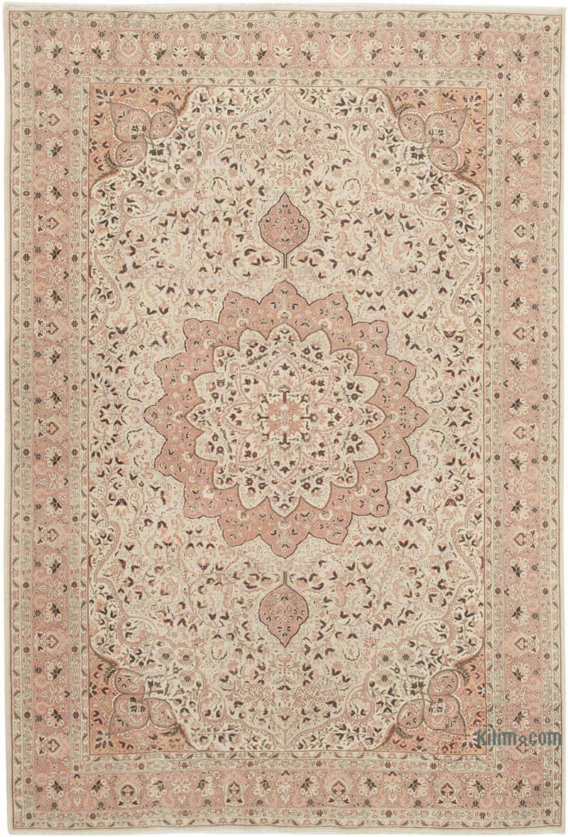 Alfombra Vintage Turca Anudada a Mano - 210 cm x 313 cm - K0075688