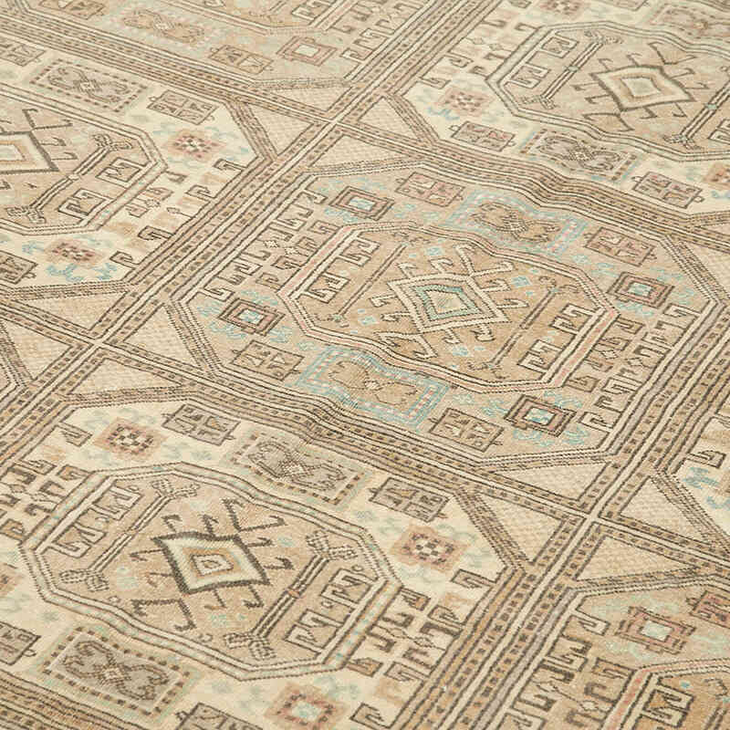Vintage Turkish Hand-Knotted Rug - 6' 7" x 10'  (79" x 120") - K0075689