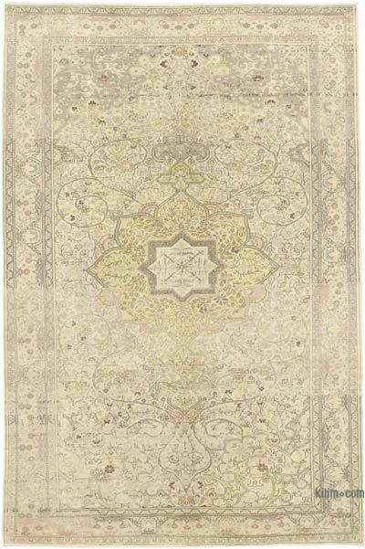 Vintage Turkish Hand-Knotted Rug - 6' 7" x 9' 7" (79" x 115")