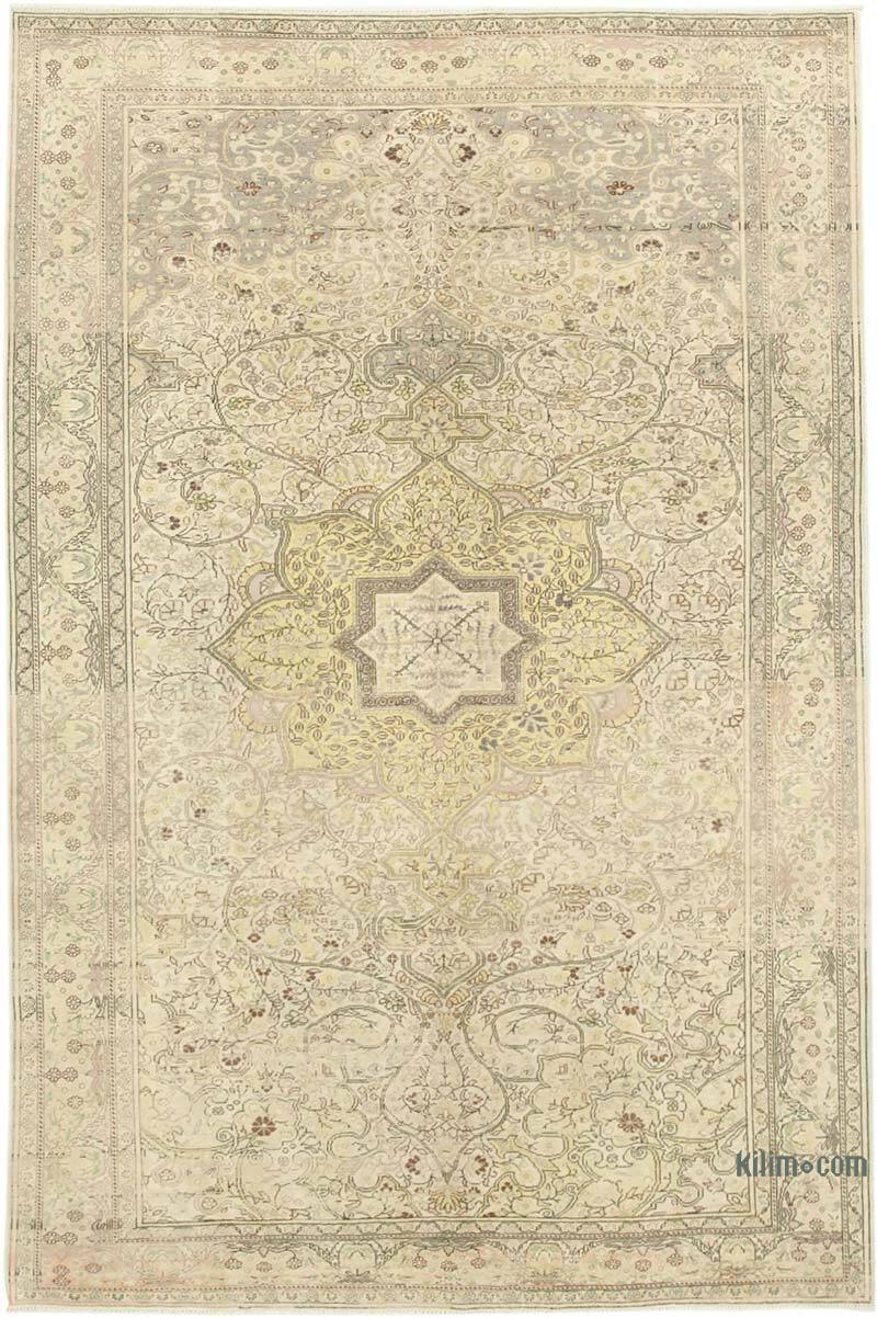 Alfombra Vintage Turca Anudada a Mano - 200 cm x 292 cm - K0075690