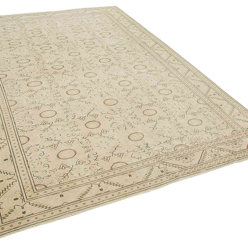 Alfombra Vintage Turca Anudada a Mano - 198 cm x 294 cm - K0075691