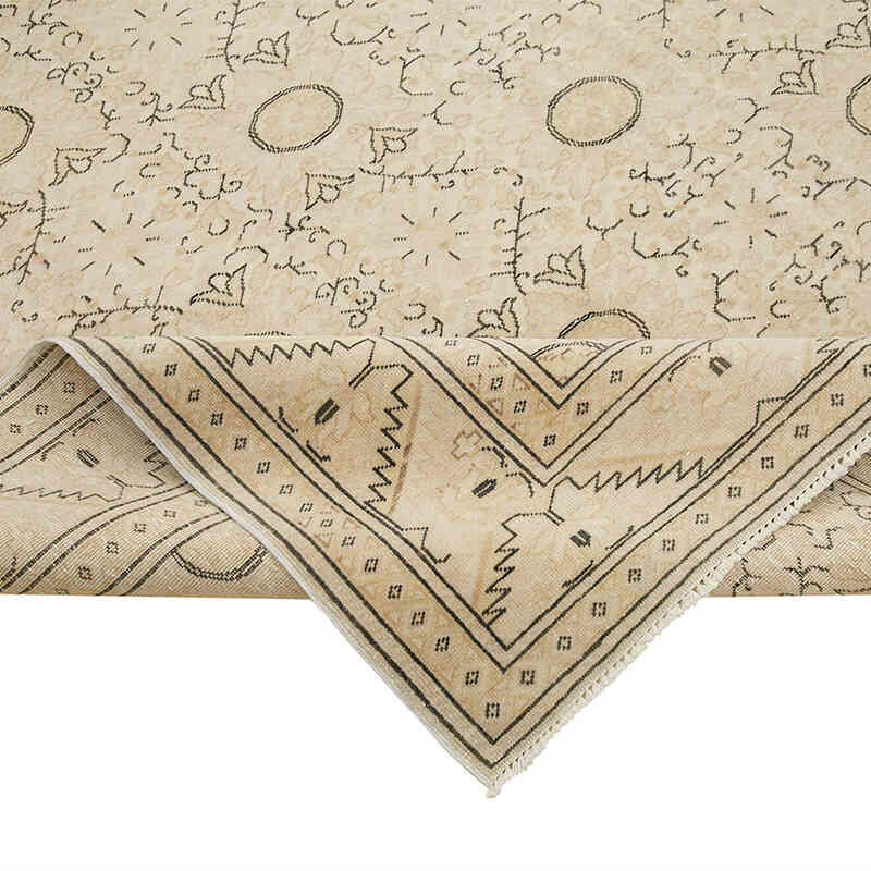 Alfombra Vintage Turca Anudada a Mano - 198 cm x 294 cm - K0075691